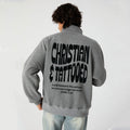 Christian & Tattooed Christian Half Zip Fleece Sweatshirt