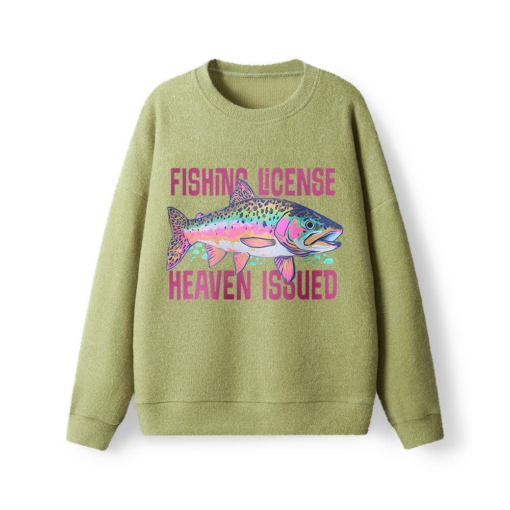 He Called Me To Fish Lightweight Sweater
