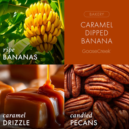Caramel Dipped Banana 3-Wick Candle