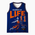 Champion Of Life Christian Mesh Jersey Tank Top