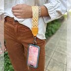 Clip & Go Strap with Pouch Chevron/Diamond Collection