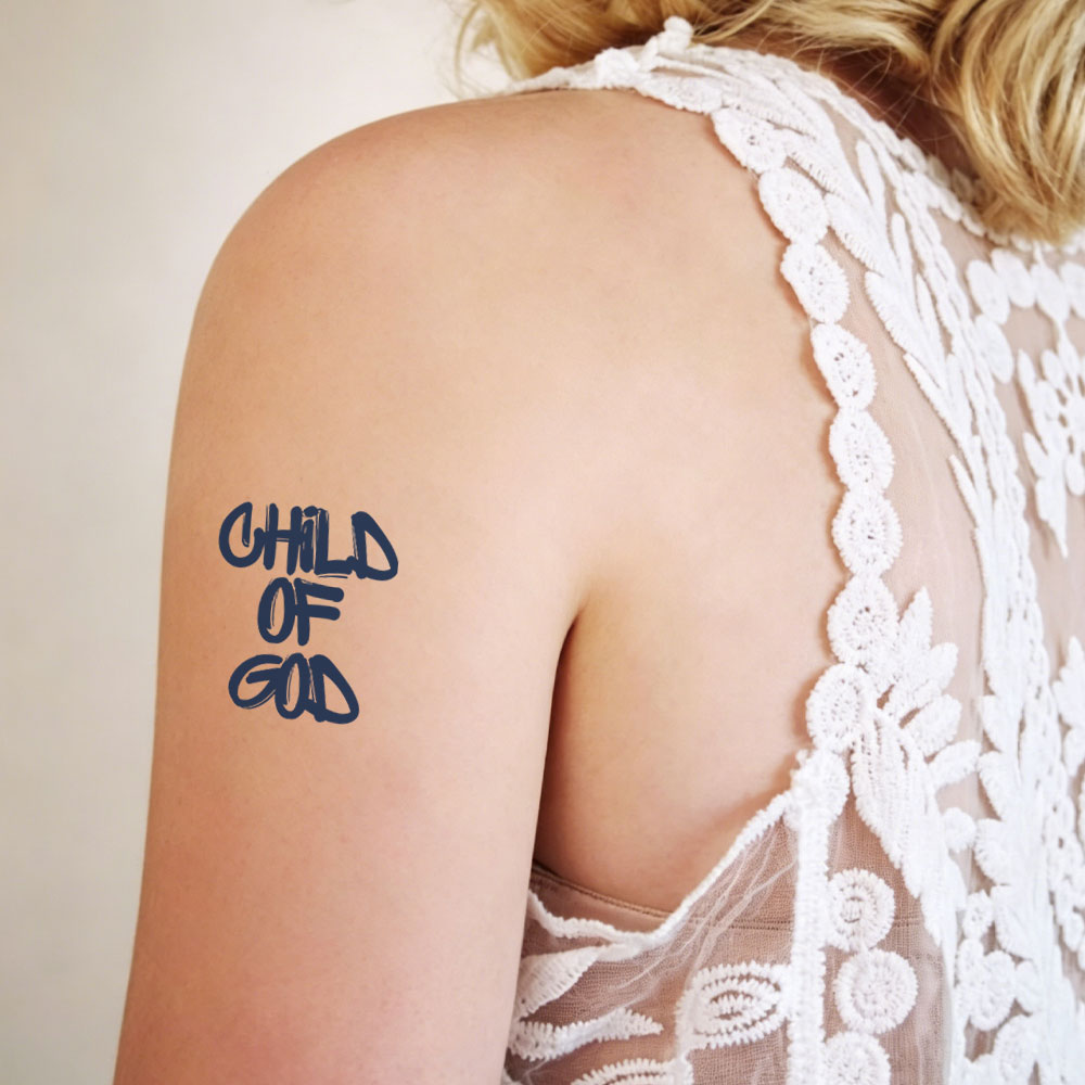 Child Of God 12pcs Christian Temporary Tattoos