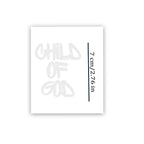 Child Of God 12pcs Christian Temporary Tattoos