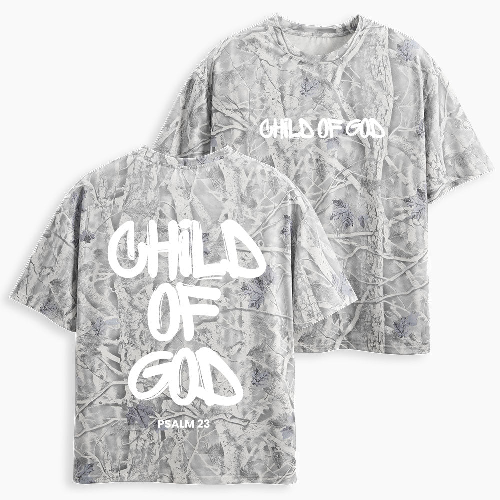 Child Of God Christian Camo T-Shirt