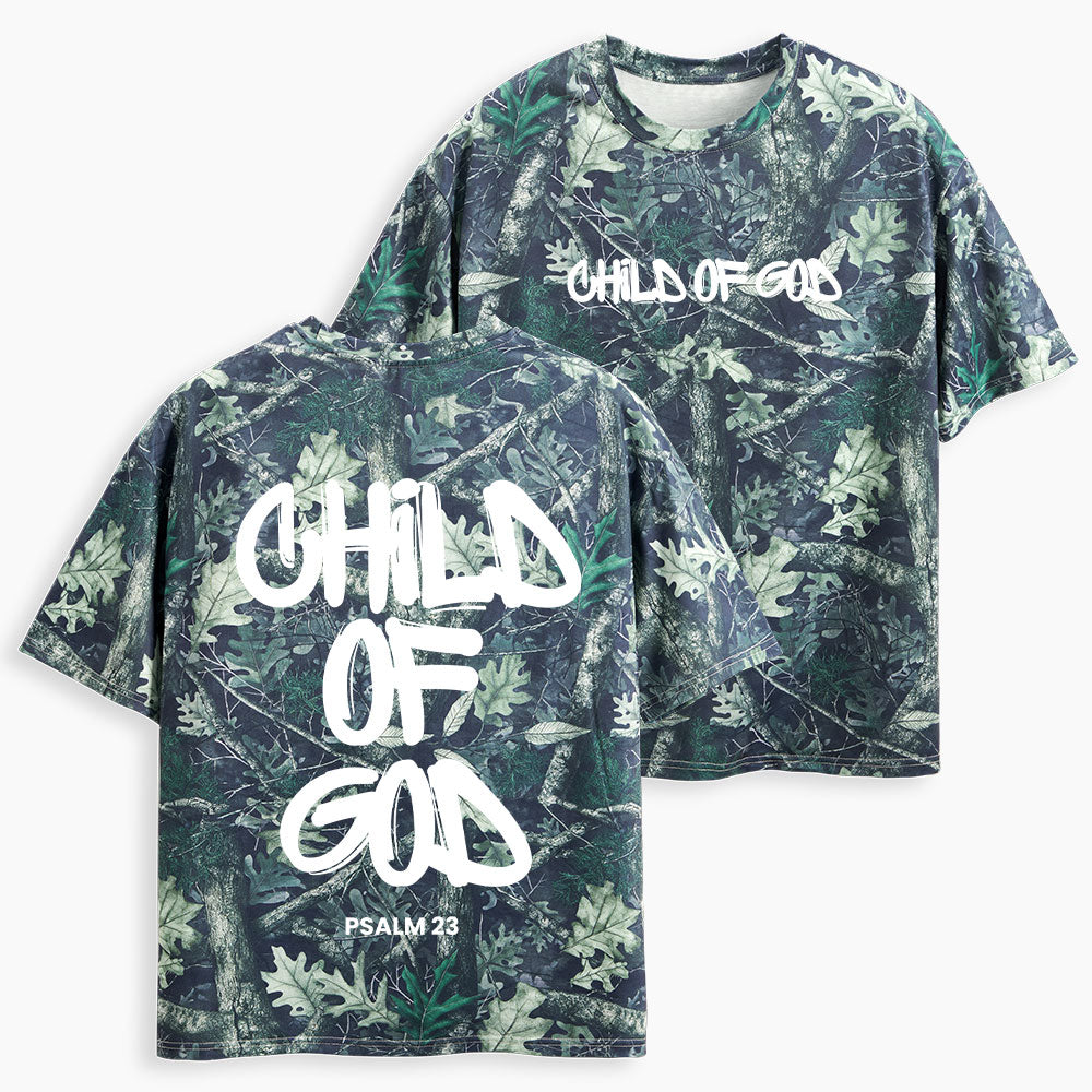 Child Of God Christian Camo T-Shirt