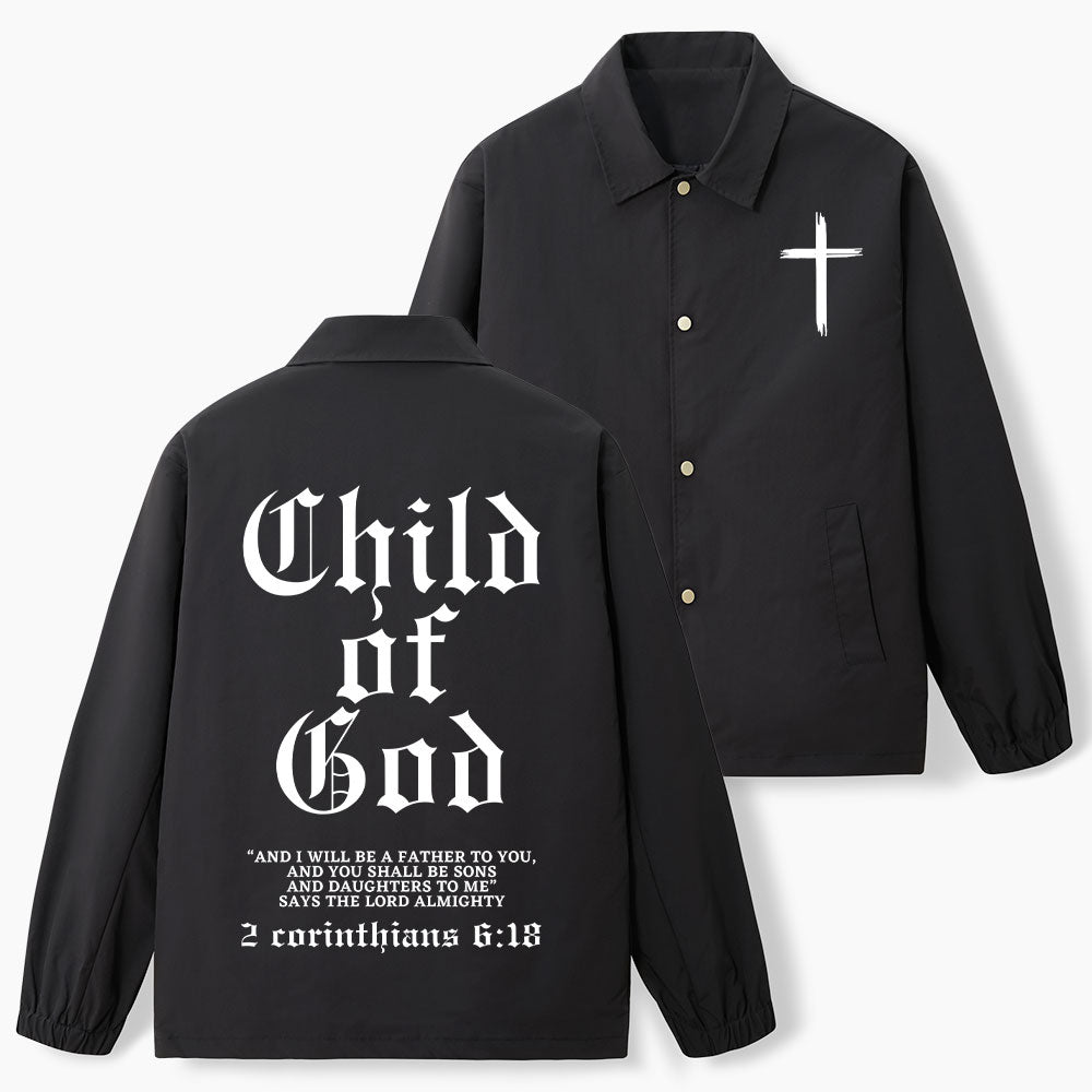 Child Of God Christian Coach Jacket