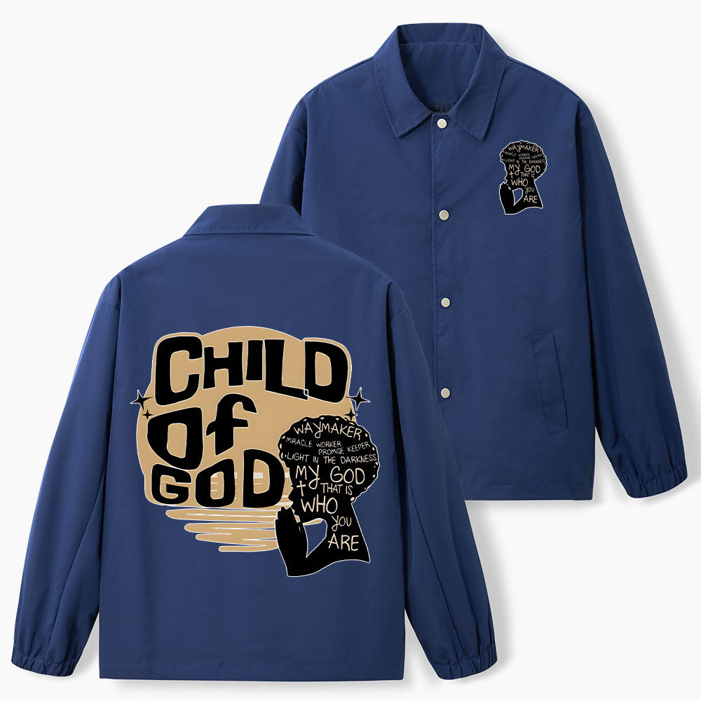 Child Of God Christian Coach Jacket