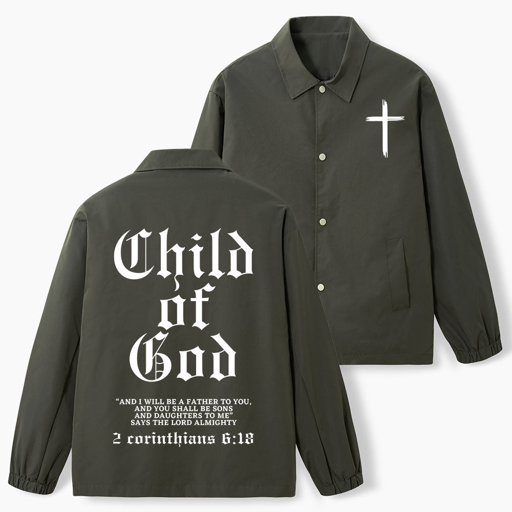 Child Of God Christian Coach Jacket