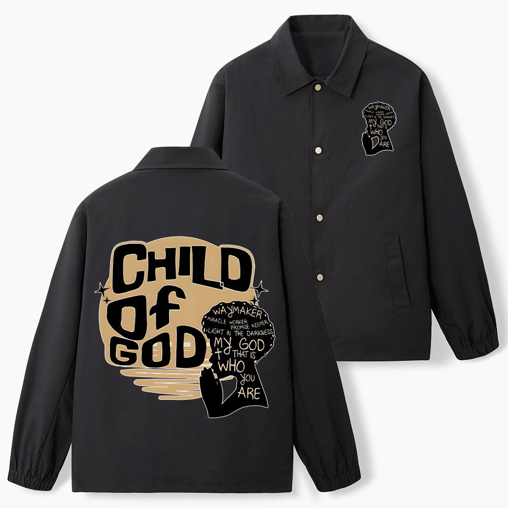 Child Of God Christian Coach Jacket