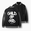 Child Of God Christian Color Block Baseball Jacket
