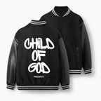 Child Of God Christian Color Block Baseball Jacket