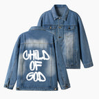 Child Of God Christian Denim Jacket