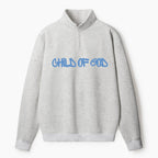 Child Of God Christian Half Zip Fleece Sweatshirt
