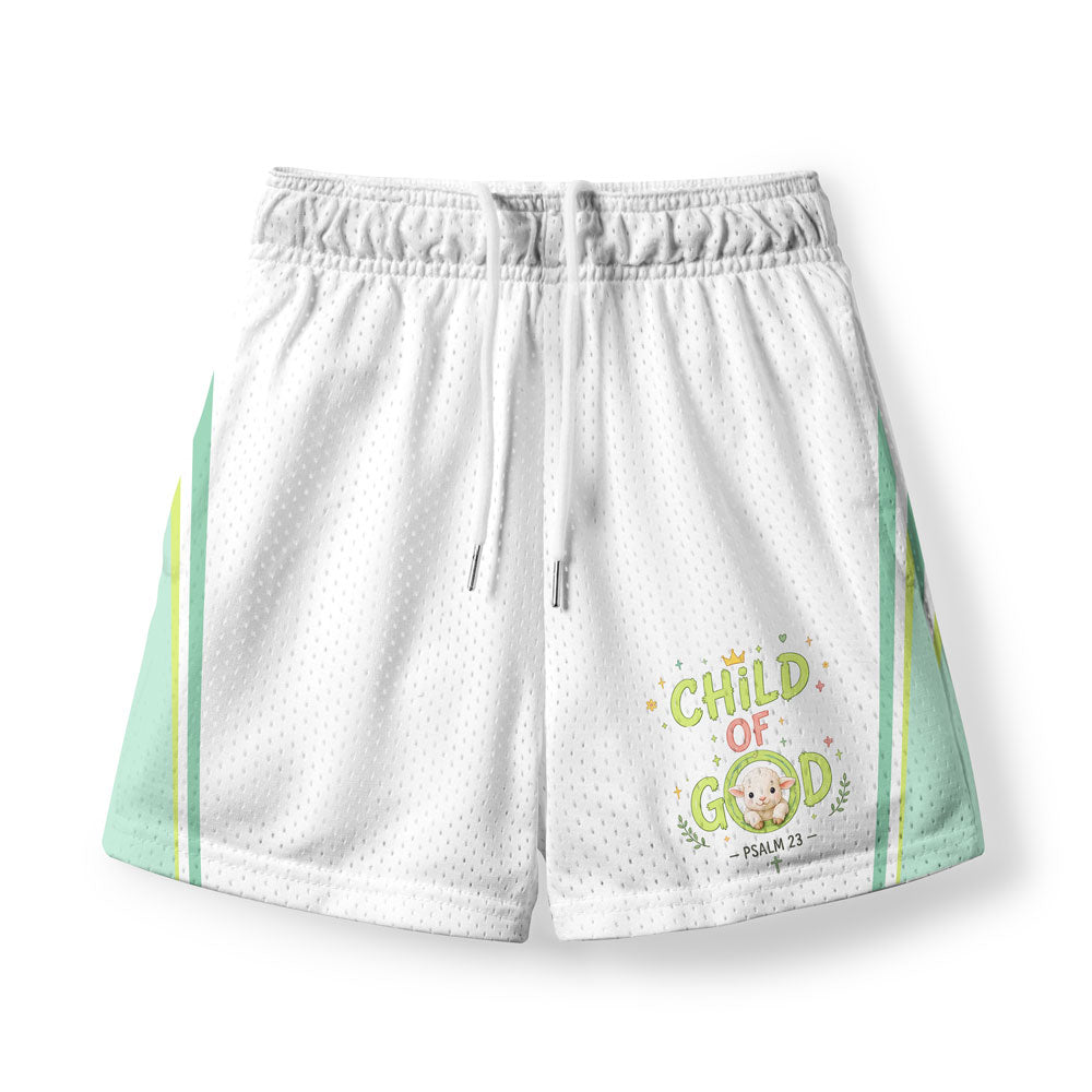 Child Of God Christian Kid Mesh Jersey & Shorts