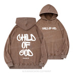 Child Of God Christian Washed Hoodie