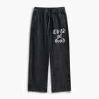 Child Of God Christian Washed Sweatpants