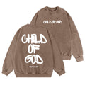 Child Of God Christian Washed Sweatshirt