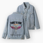 Christ Is King Christian Denim Jacket