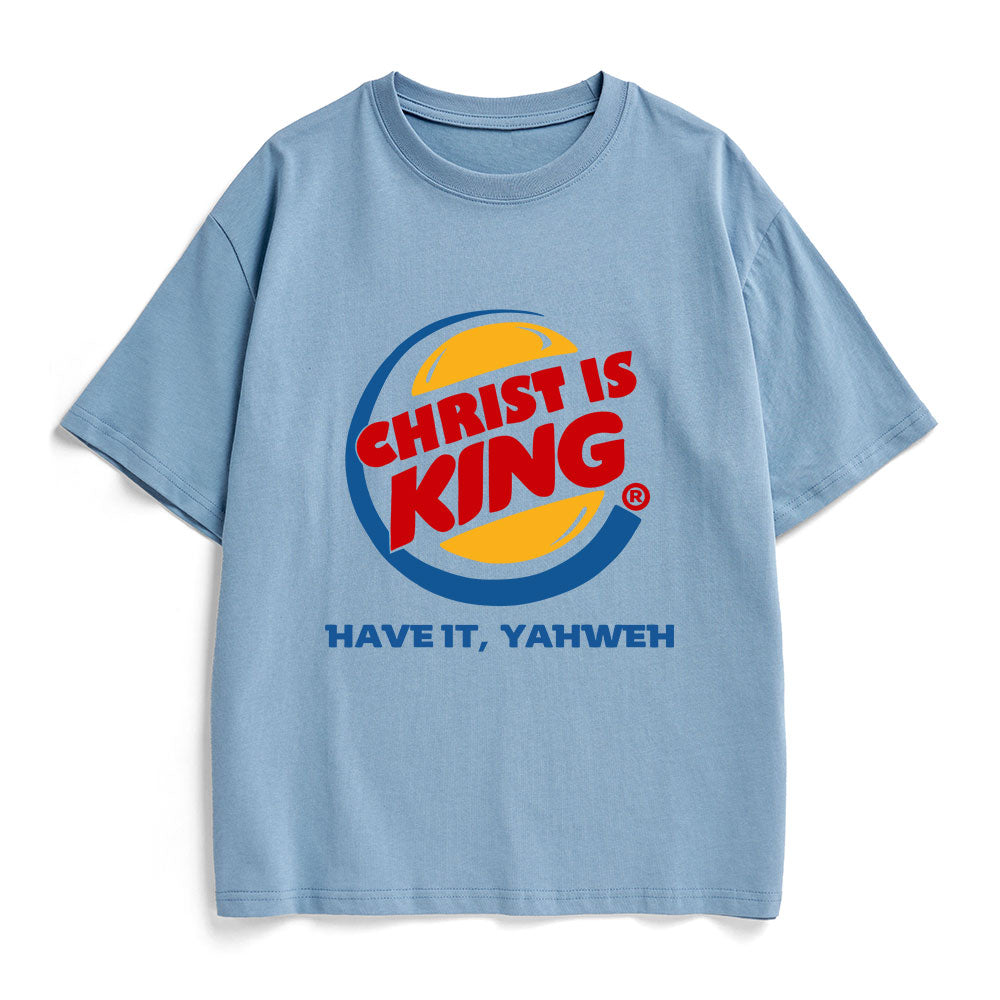 Christ Is King Christian Heavy Cotton T-Shirt