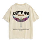 Christ Is King Christian Heavy Cotton T-Shirt