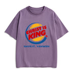 Christ Is King Christian Heavy Cotton T-Shirt
