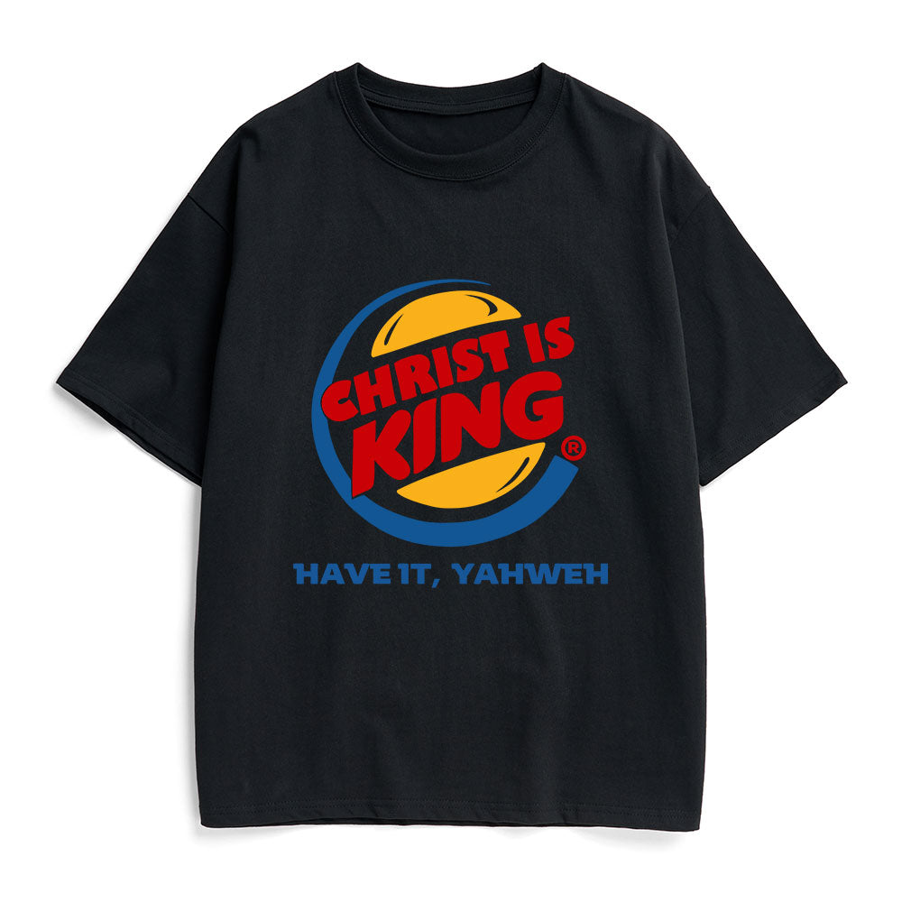 Christ Is King Christian Heavy Cotton T-Shirt