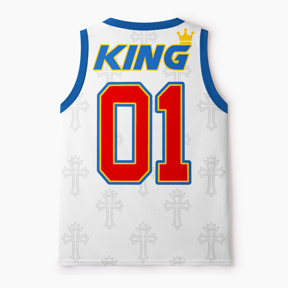Christ Is King Christian Mesh Jersey Tank Top