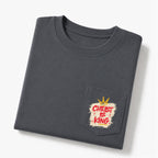 Christ Is King Christian Unisex Pocket T-Shirt