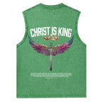 Christ Is King Christian Washed Tank Top
