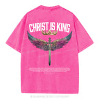 Christ Is King Christian Washed T-Shirt