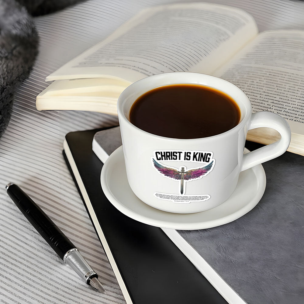 Christian Is King Christian Stickers