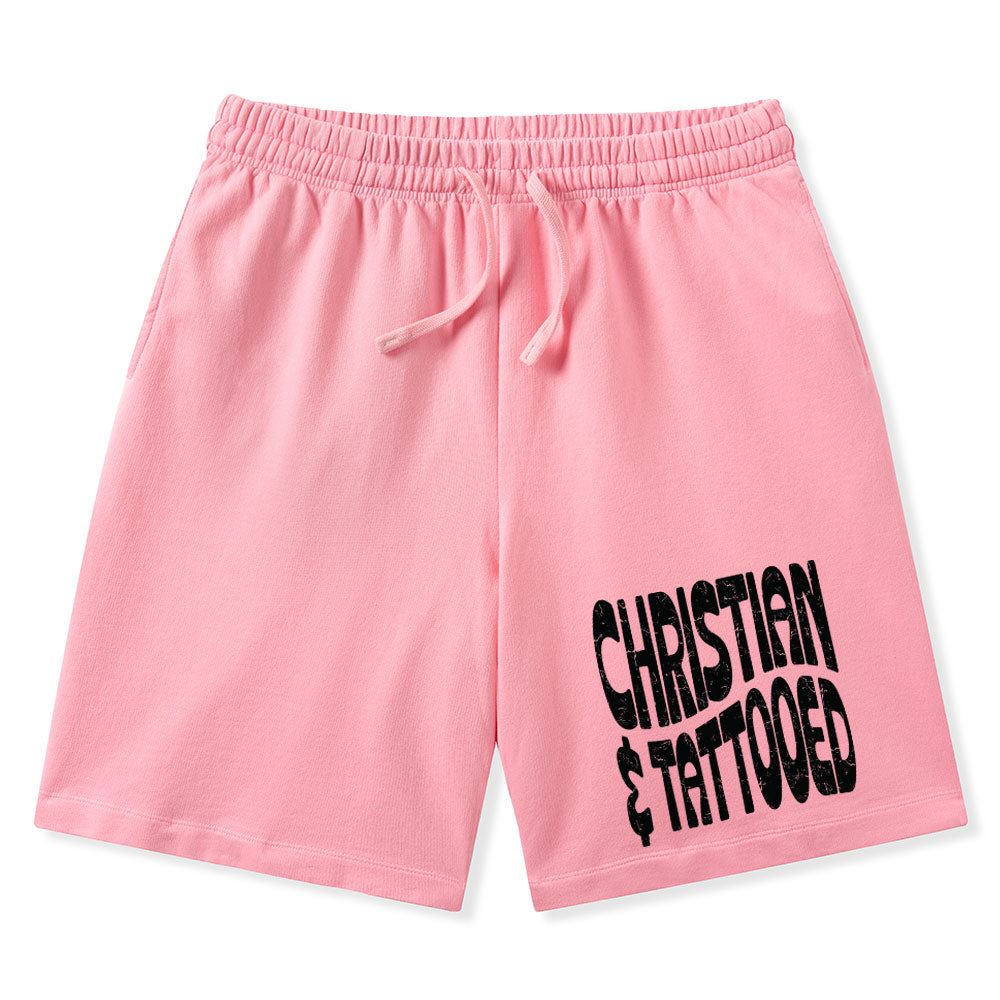 Christian Tattooed Christian Washed Shorts