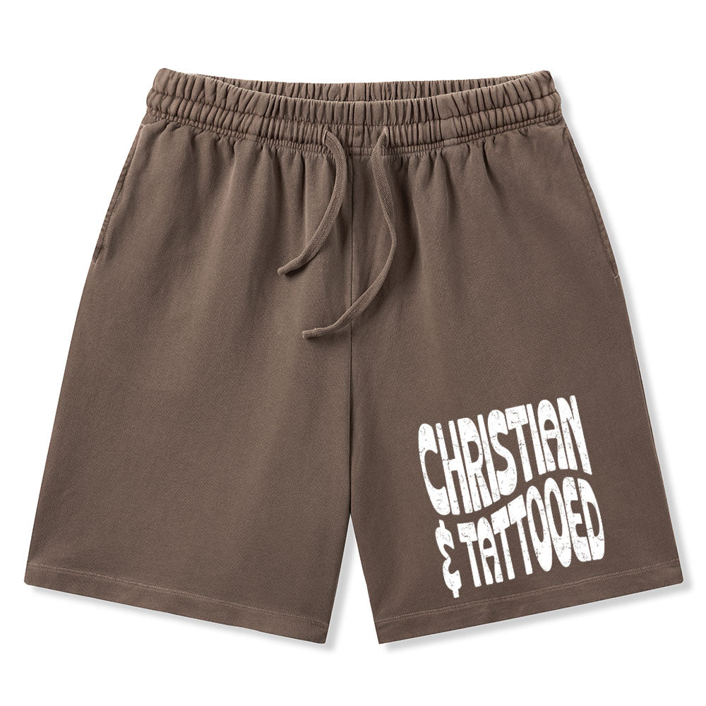 Christian Tattooed Christian Washed Shorts
