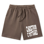 Christian Tattooed Christian Washed Shorts