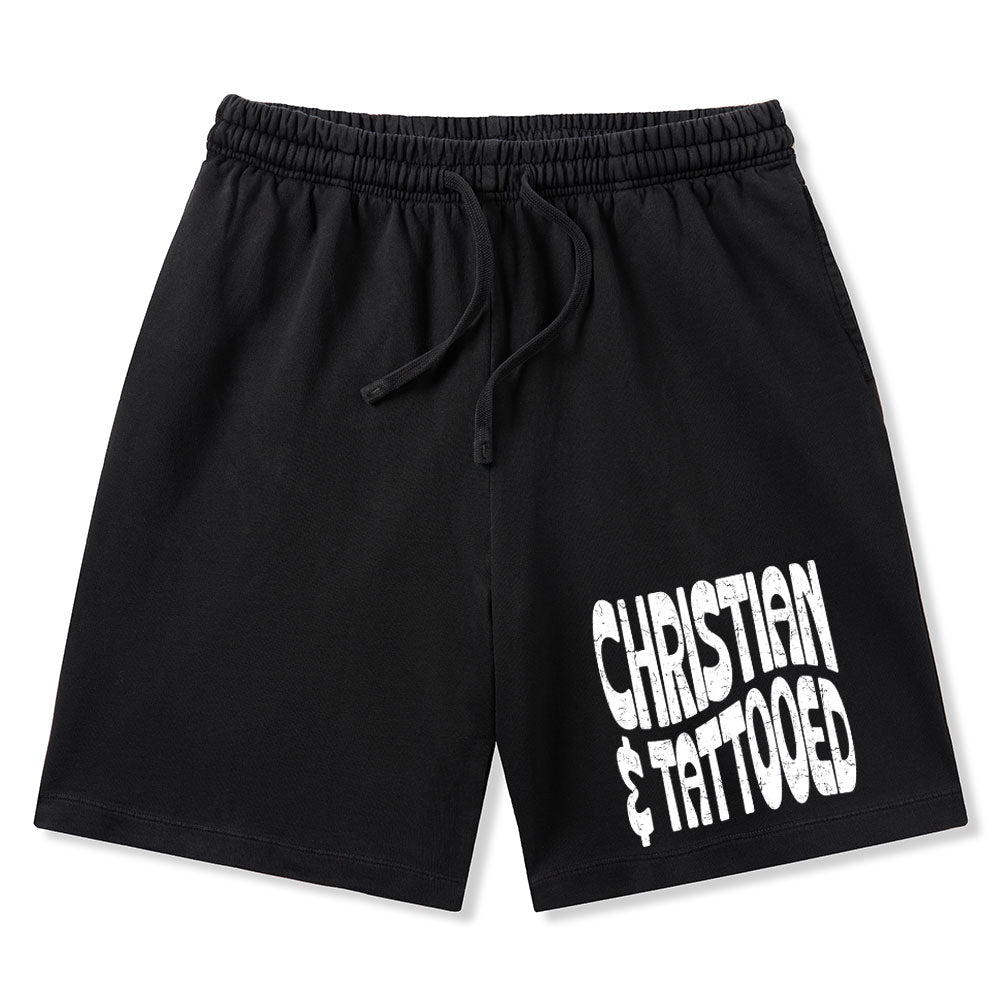 Christian Tattooed Christian Washed Shorts
