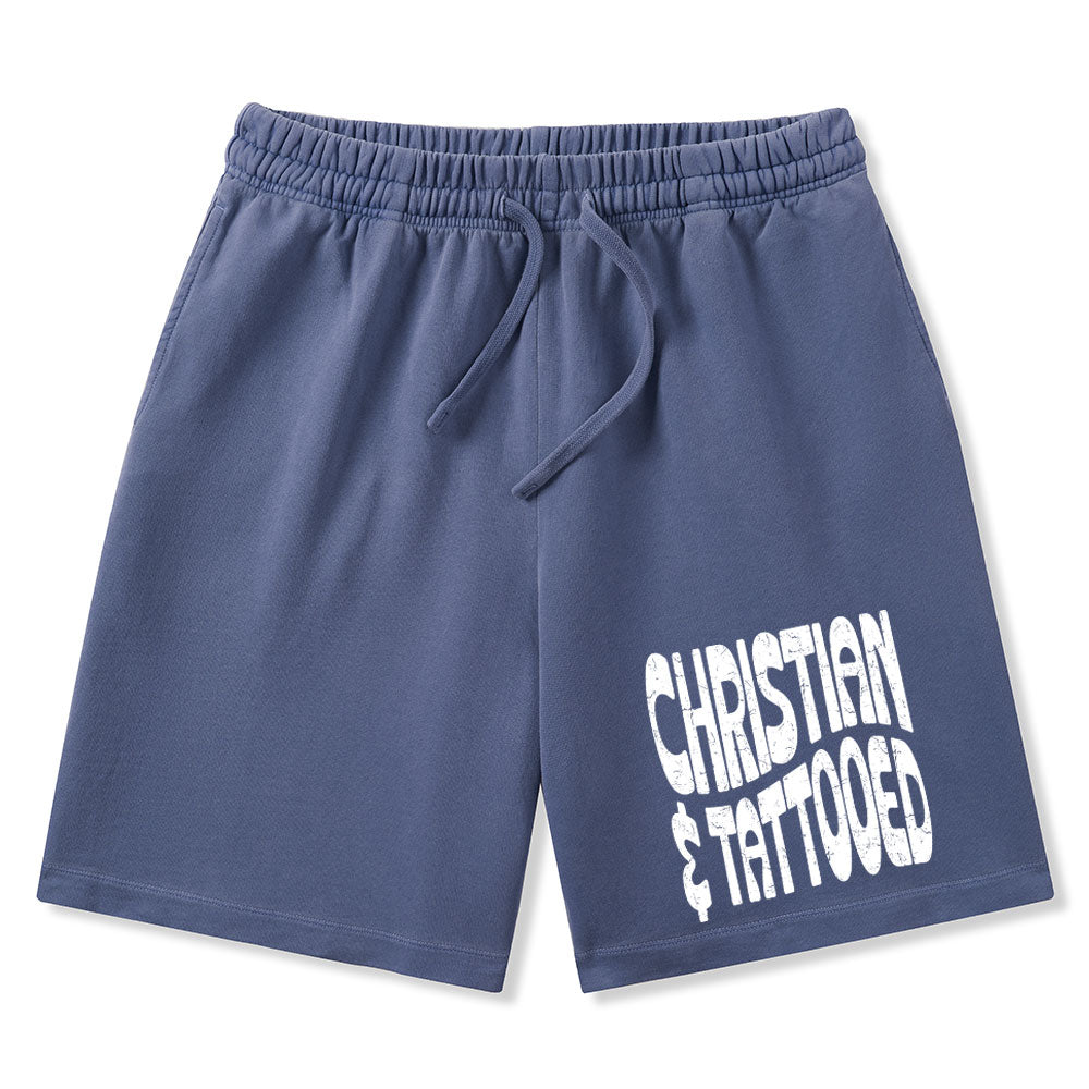 Christian Tattooed Christian Washed Shorts