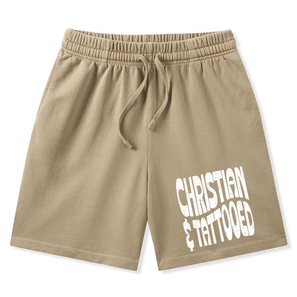 Christian Tattooed Christian Washed Shorts