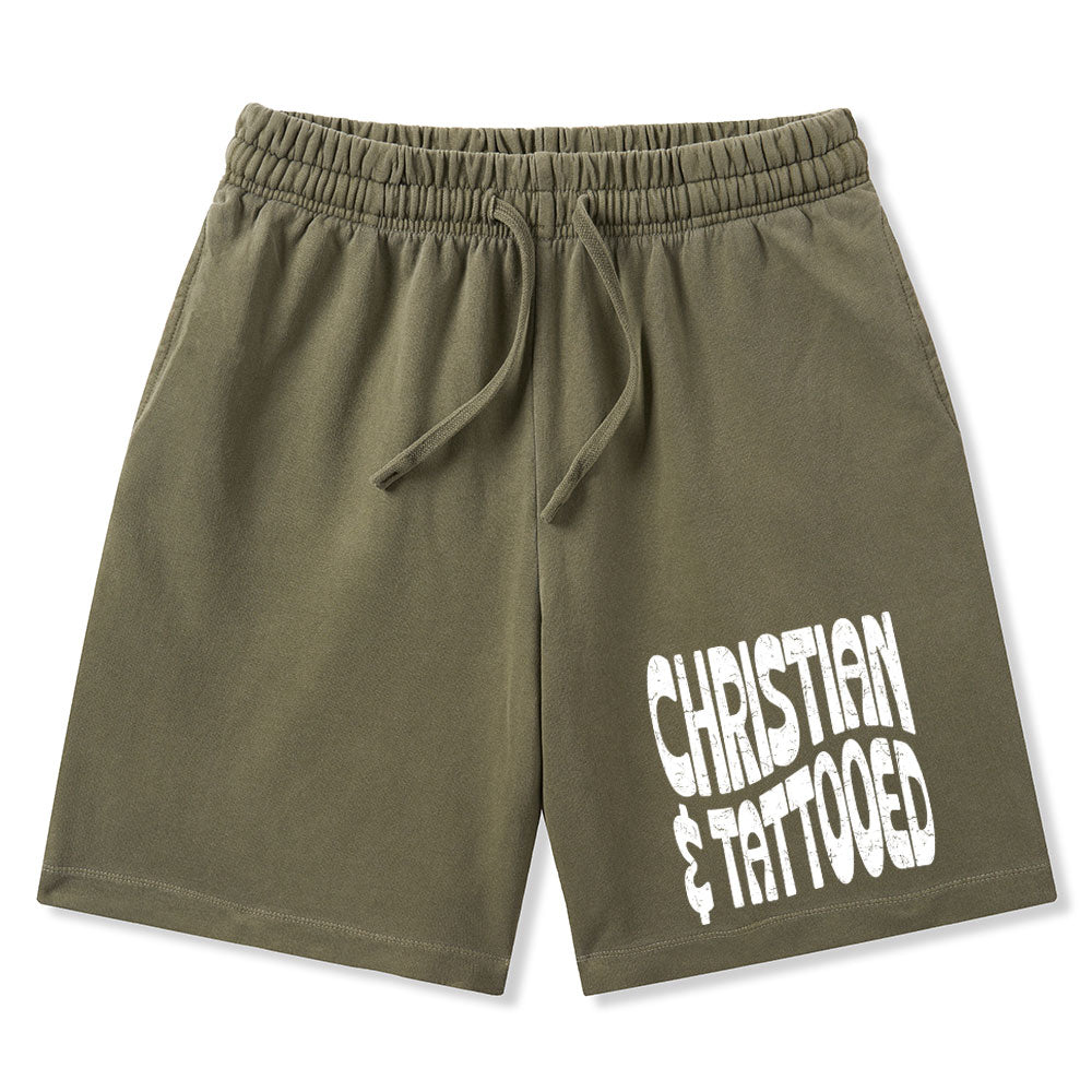 Christian Tattooed Christian Washed Shorts