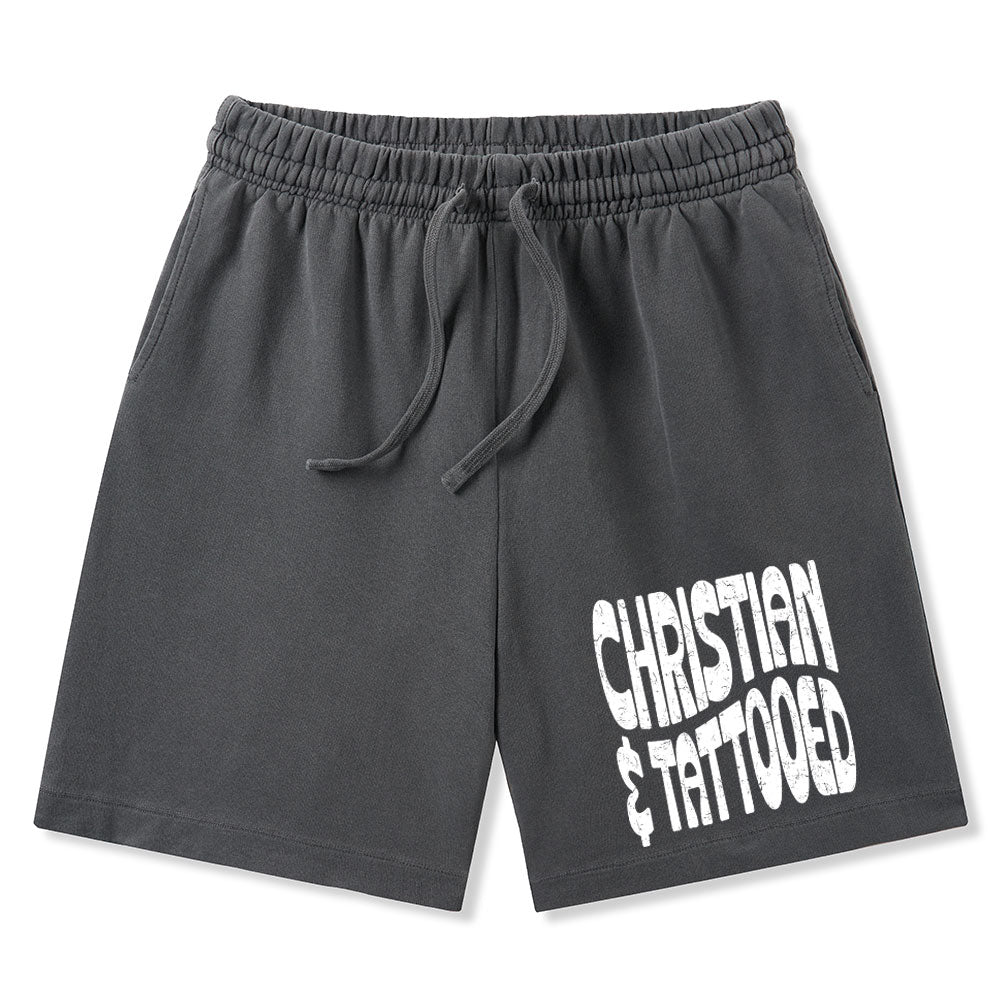 Christian Tattooed Christian Washed Shorts