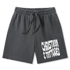 Christian Tattooed Christian Washed Shorts