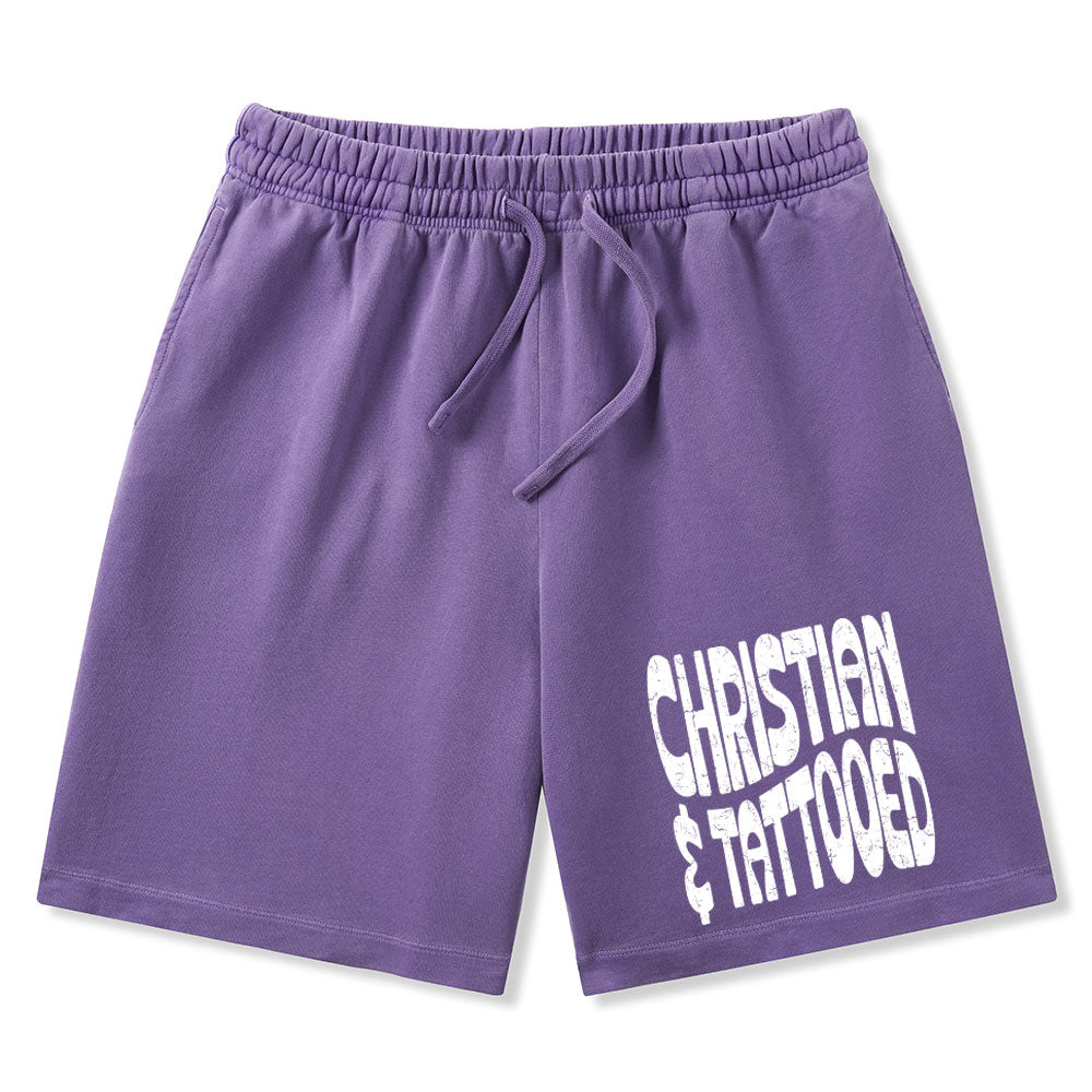 Christian Tattooed Christian Washed Shorts