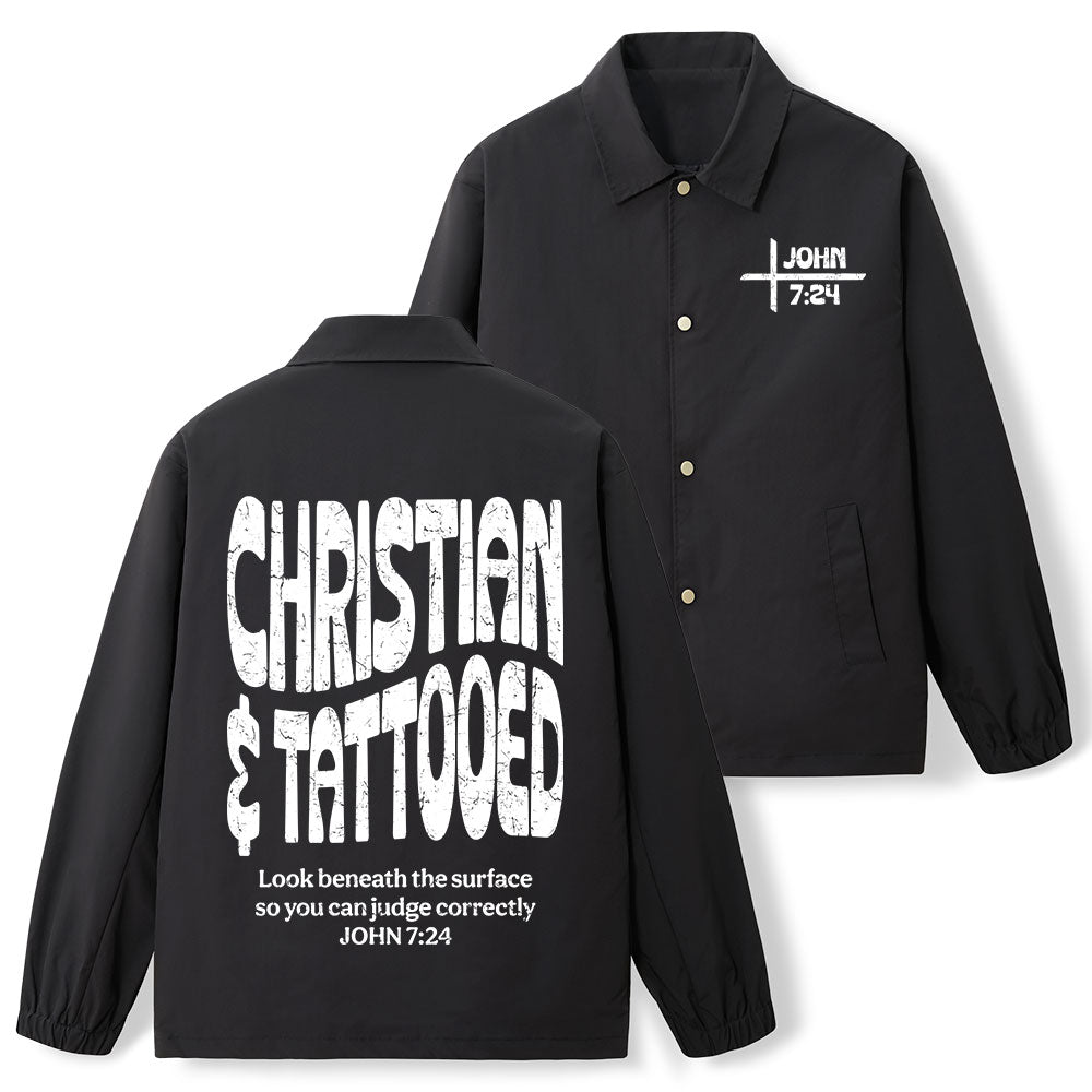 Christian & Tattooed Christian Coach Jacket