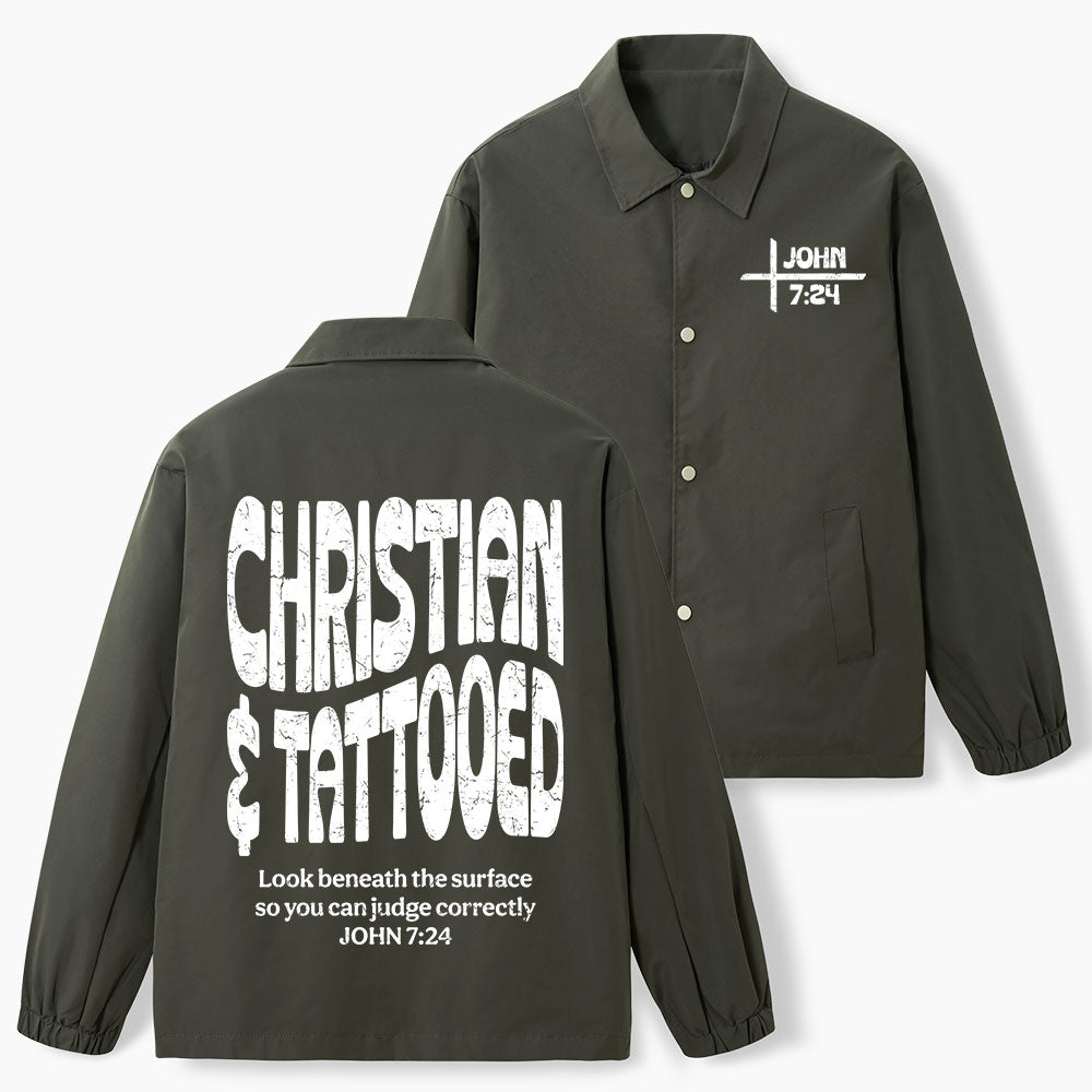 Christian & Tattooed Christian Coach Jacket