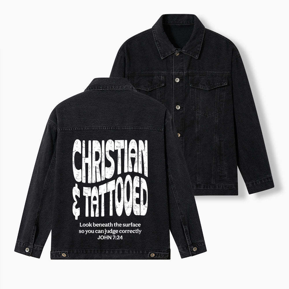 Christian & Tattooed Christian Denim Jacket
