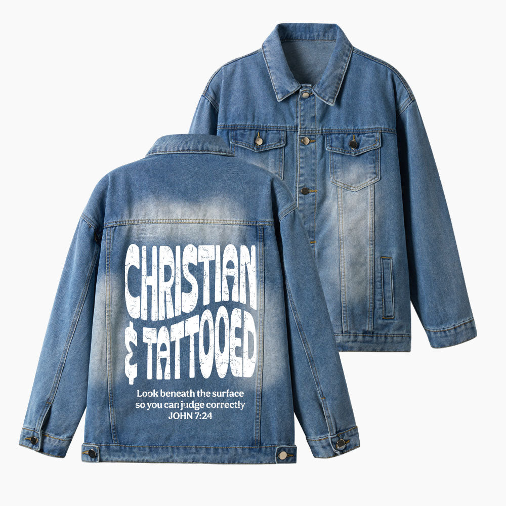 Christian & Tattooed Christian Denim Jacket