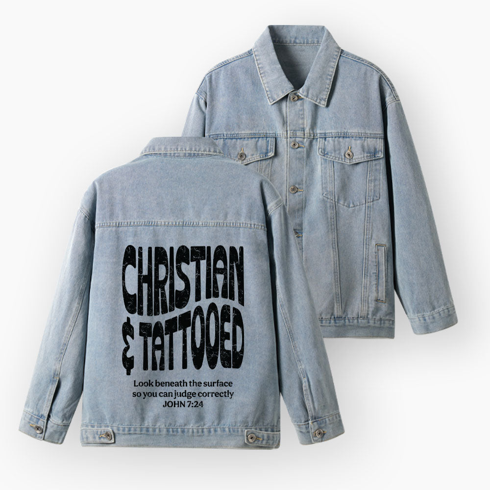 Christian & Tattooed Christian Denim Jacket