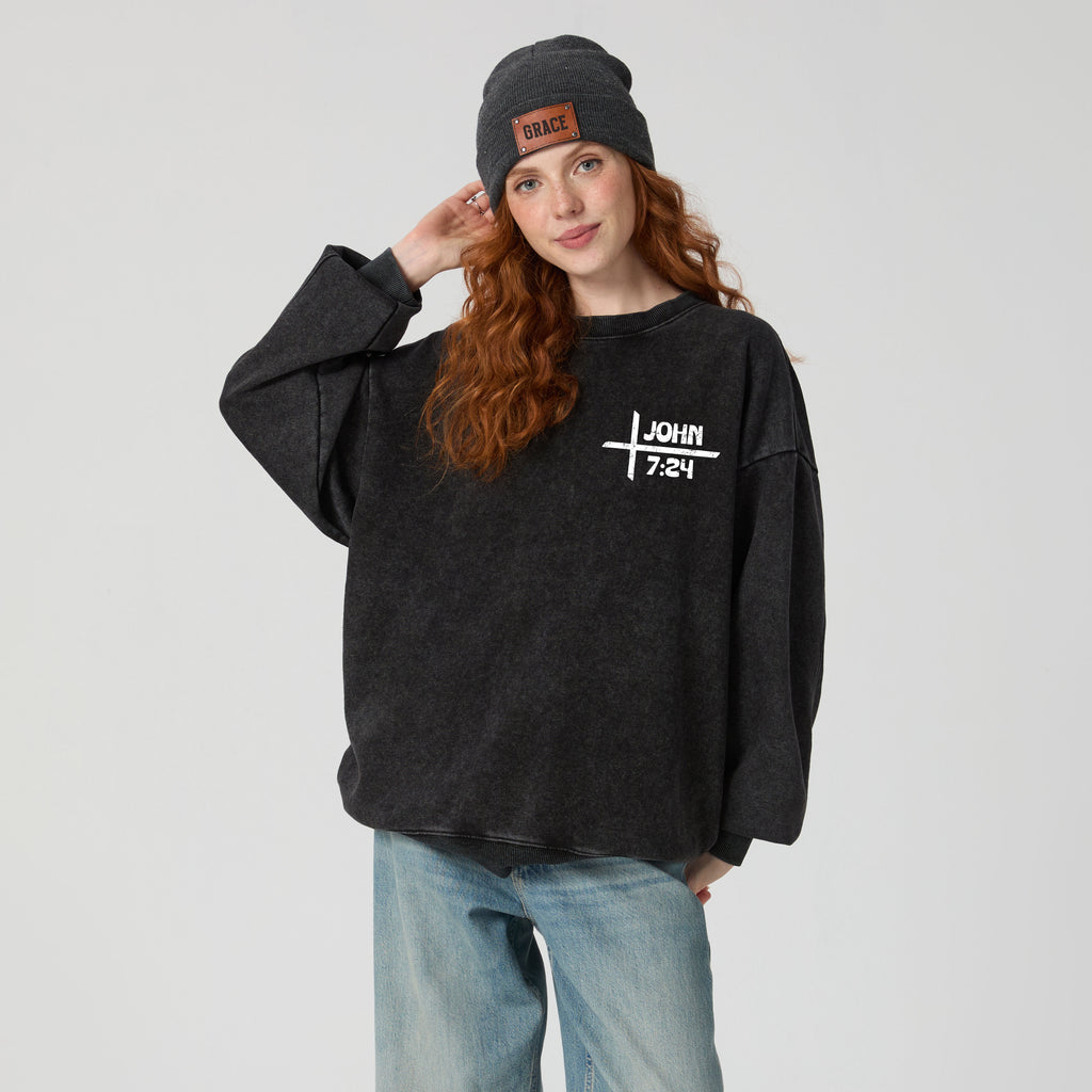 Christian & Tattooed Christian Washed Sweatshirt