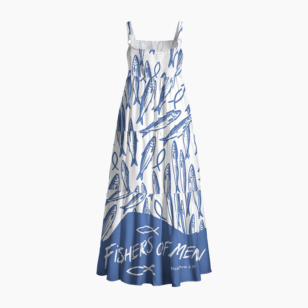 Come With Me I Will Make You Fishers Of Men Christian Maxi Dress