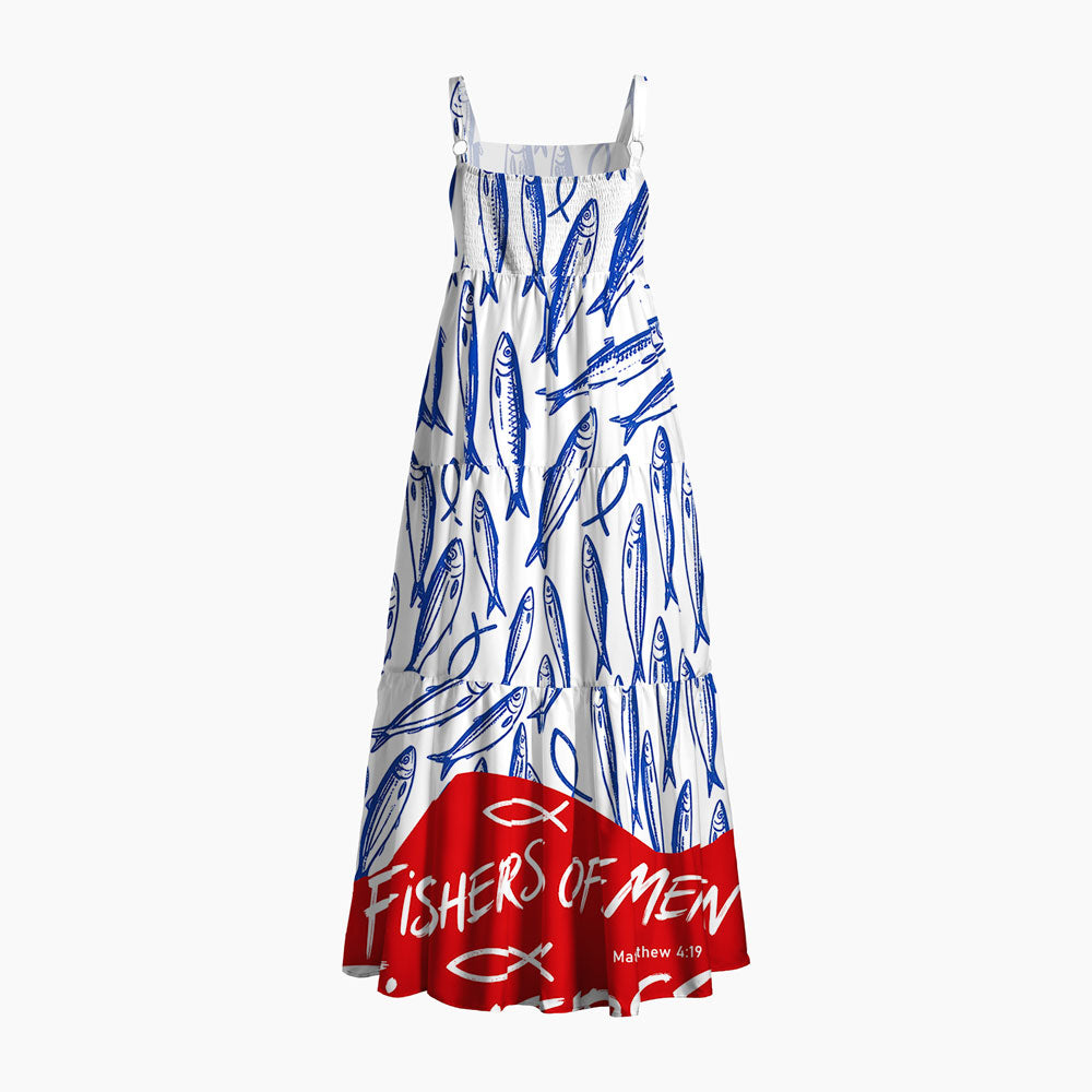 Come With Me I Will Make You Fishers Of Men Christian Maxi Dress