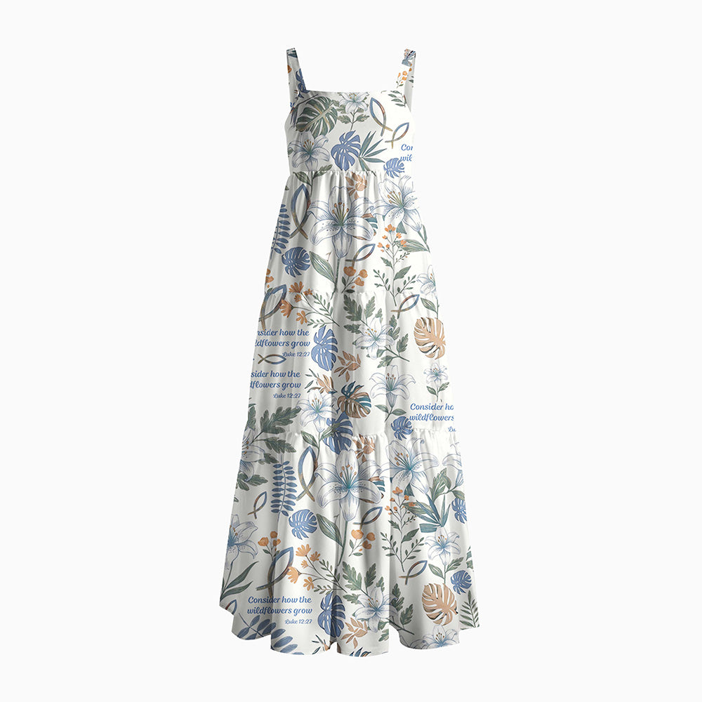 Consider How The Wildflowers Christian Maxi Dress